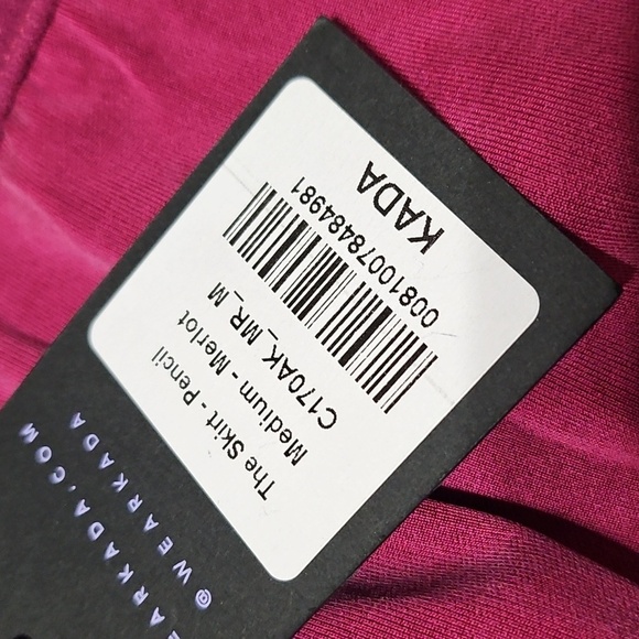 NWT KADA Pencil Skirt - Merlot - Picture 3 of 6